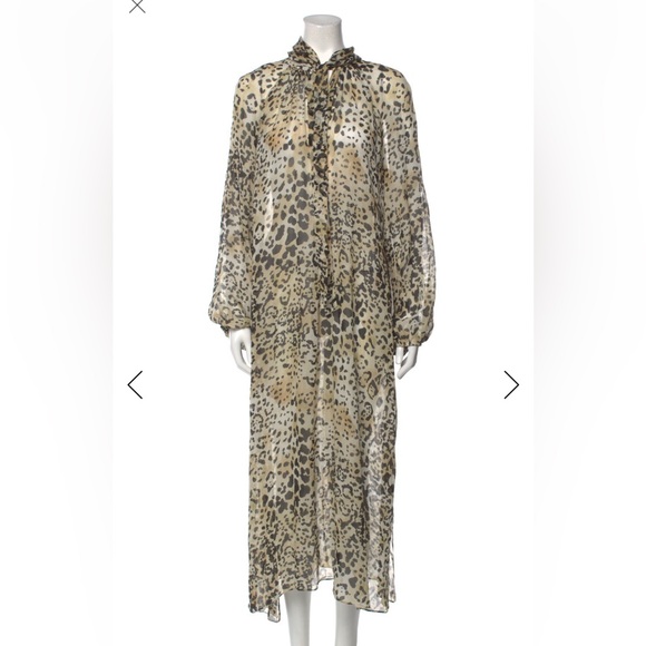 La Ligne Dresses & Skirts - La Ligne Silk Leopard Dress